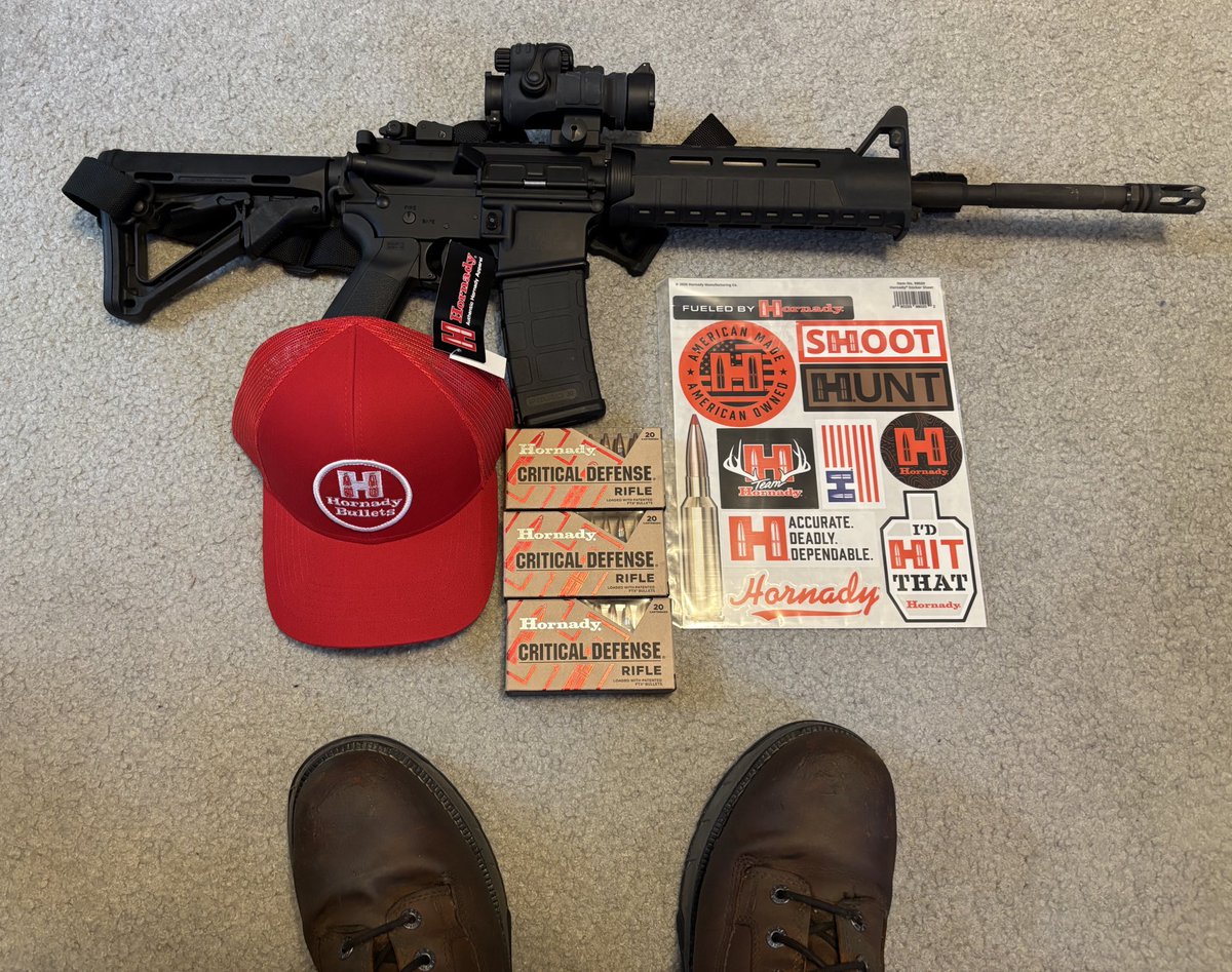 Pitch_Lock's tweet photo. @Grunt0313 @TeamHornady package arrived today, thank you for the ammo, #gunpron https://t.co/PjfpDaRDJe