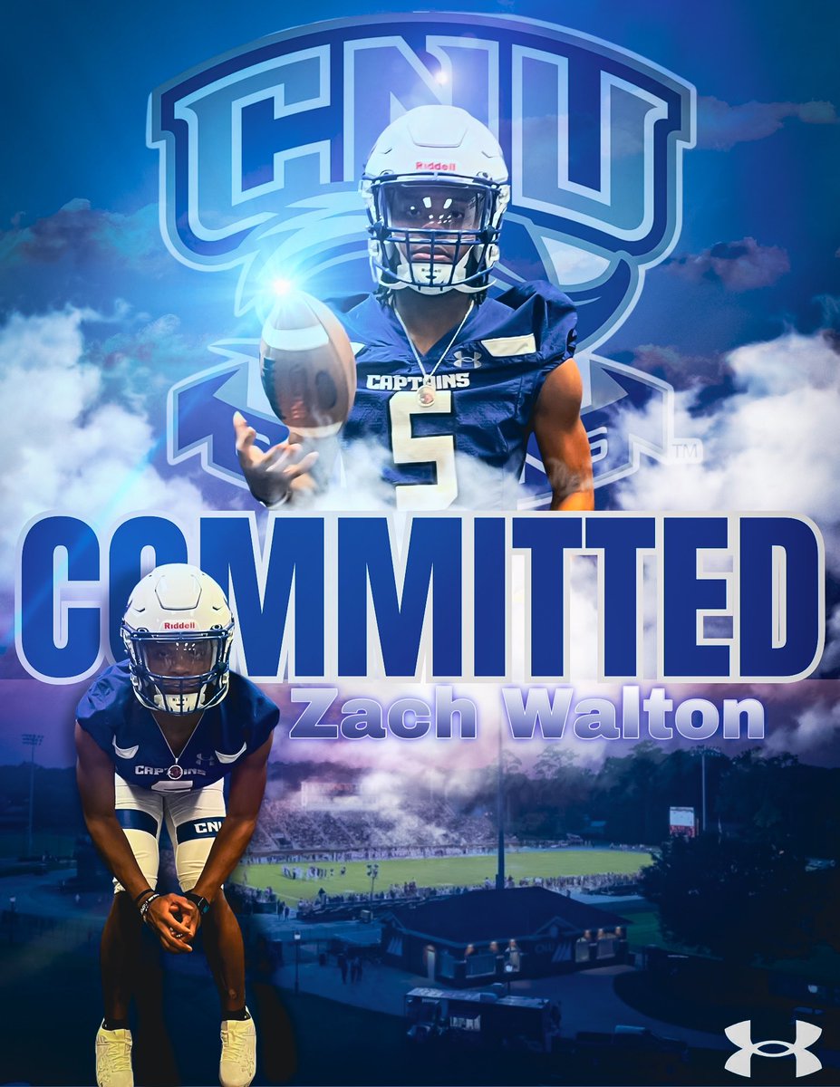 Zachary “Sho5” Walton (@zachwalton_) on Twitter photo 1000% Committed 🔵⚪️ #gocaptains <a href="/cnu_football/">CNU Football</a> <a href="/coachpcrowley/">Paul Crowley</a> <a href="/coachatsmith/">Alex Smith</a> <a href="/CoachJOFFRION/">Coach Joffrion</a> <a href="/CoachSteveDBU/">Stephen Evans</a> 1000% Committed 🔵⚪️ #gocaptains <a href="/cnu_football/">CNU Football</a> <a href="/coachpcrowley/">Paul Crowley</a> <a href="/coachatsmith/">Alex Smith</a> <a href="/CoachJOFFRION/">Coach Joffrion</a> <a href="/CoachSteveDBU/">Stephen Evans</a>