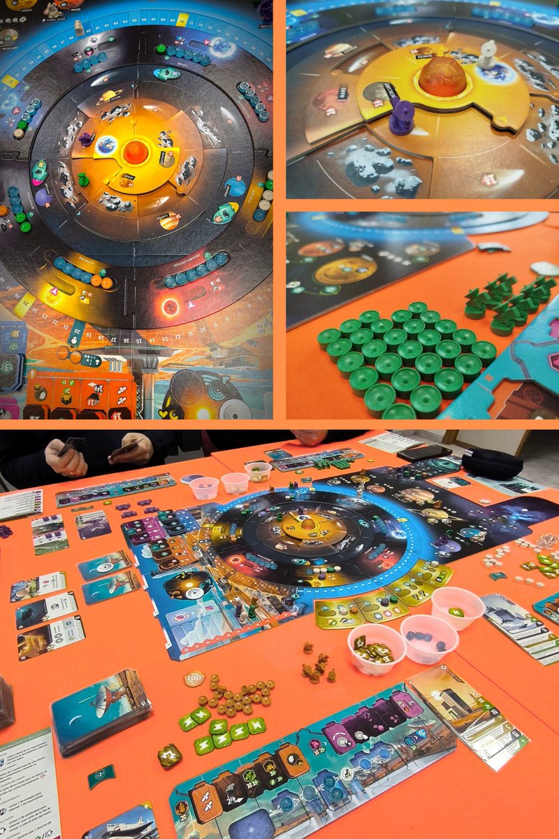m_hexagonadas's tweet photo. 🌌✨ Nuestros socios se han sumergido en el espacio exterior con #SETI (#Essen2014 🎲), publicado por @deviriberia. 🚀
Lanzando sondas 🛰️
Procesando datos 🖥️
Explorando el Sistema Solar 🪐
¡Hasta contactar con vida inteligente! 👽
#HuelvaJuega los #ViernesenLaMorana https://t.co/QZjzjdf4v4