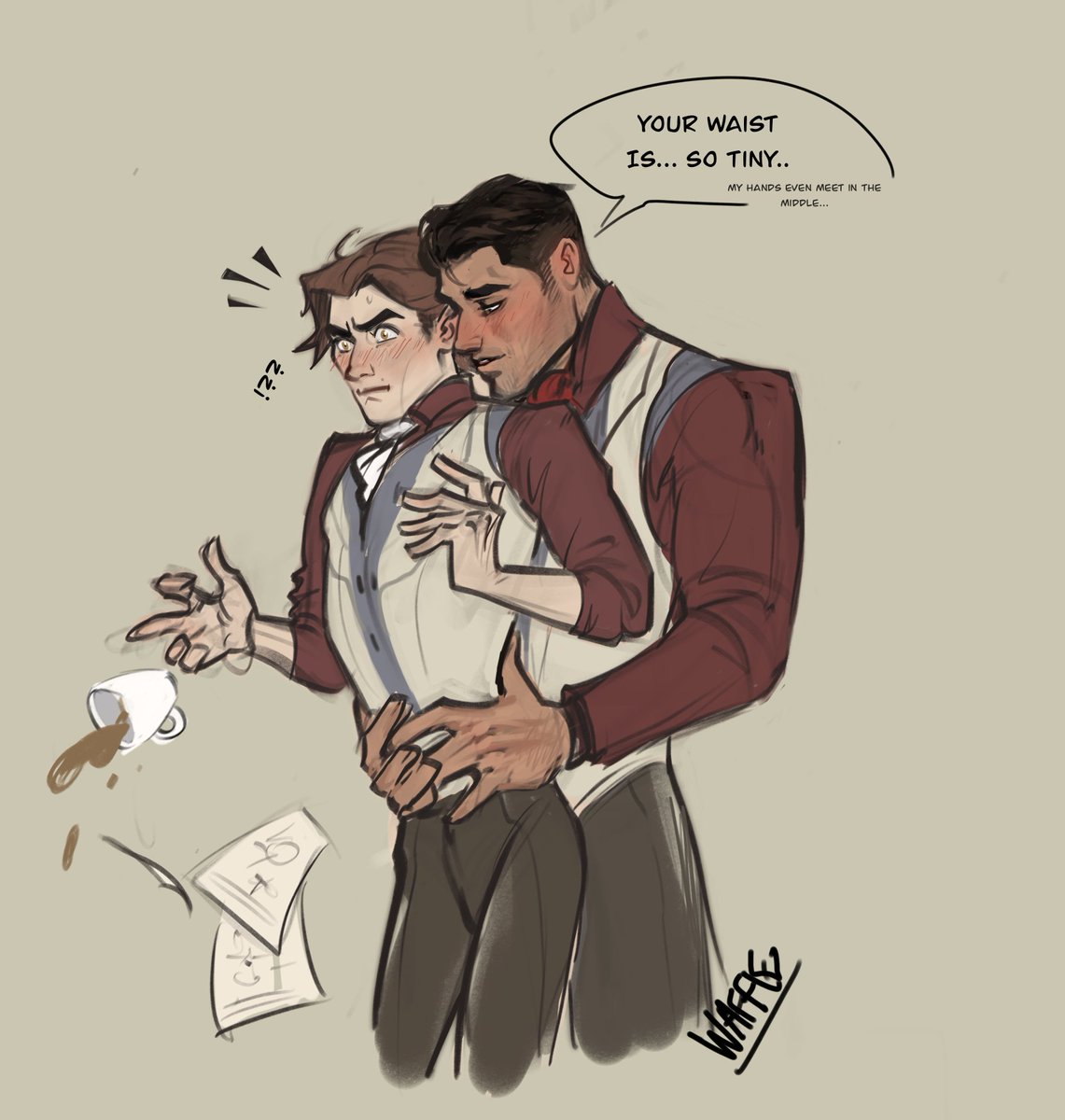 FunSizedWaffle's tweet image. Jayce comes back to the lab after too many beers at an academy party.. Couldn't stop thinking about his new lab partner #jayvik