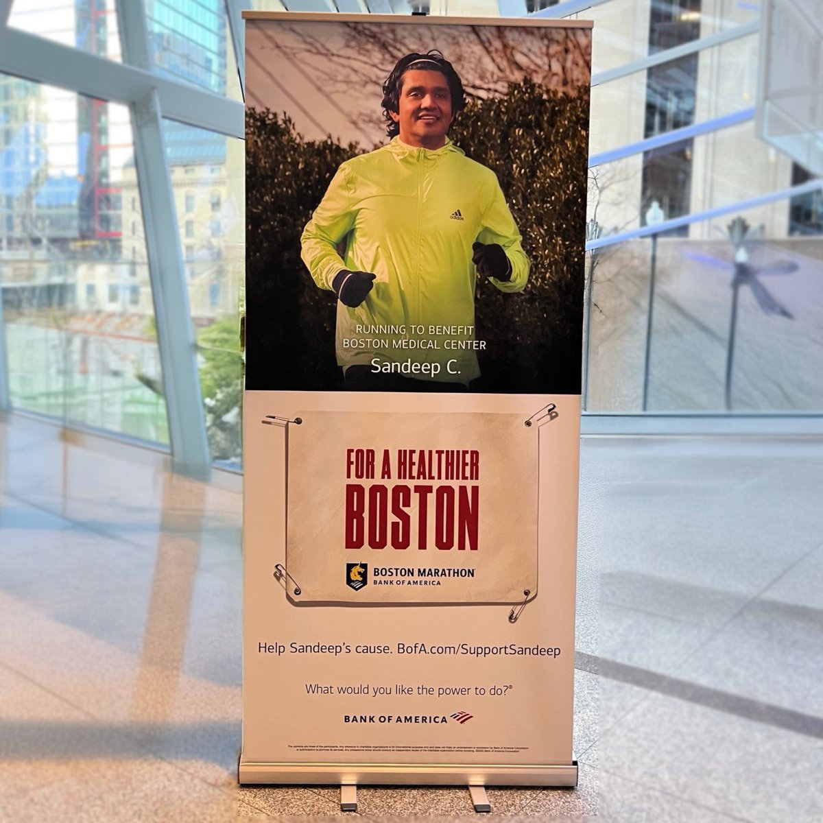 Boston Medical Center (@the_bmc) on Twitter photo BMC nurse and Team BMC athlete Sandeep Chakravarthy was chosen to be part of this year’s <a href="/BankofAmerica/">Bank of America</a> <a href="/bostonmarathon/">Boston Marathon</a> ad campaign across the city. Support world-class, innovative healthcare for everyone. Help Team BMC reach its fundraising goal: bit.ly/4ivt8LO BMC nurse and Team BMC athlete Sandeep Chakravarthy was chosen to be part of this year’s <a href="/BankofAmerica/">Bank of America</a> <a href="/bostonmarathon/">Boston Marathon</a> ad campaign across the city. Support world-class, innovative healthcare for everyone. Help Team BMC reach its fundraising goal: bit.ly/4ivt8LO