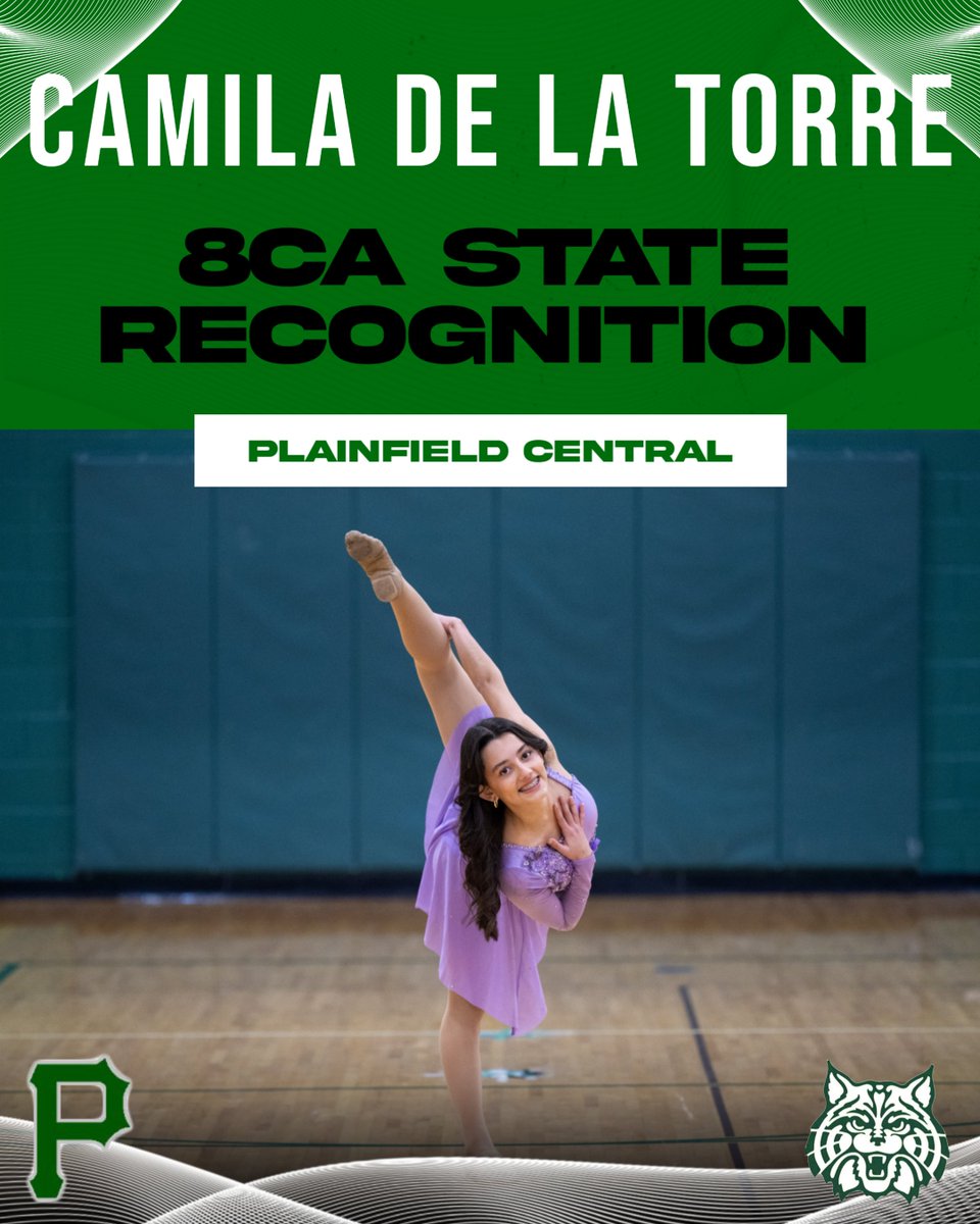 Congratulations to Camila De La Torre.  She will be representing Plainfield Central at the All State celebration put on by 8CA.  Well deserved!
<a href="/Mr_Chlebek/">PHS Wildcats</a> <a href="/CentralPomcats/">PCHS Pomcats</a> <a href="/pchssuperfan/">#BGN</a> <a href="/PCHSBoosters/">PCHS Athletic Booster Club</a>