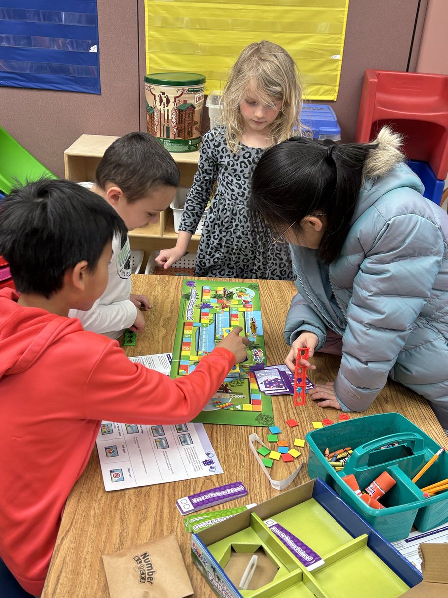 We had the best time with our fifth grade buddies today! Our buddies helped us test drive some new inside recess games!
