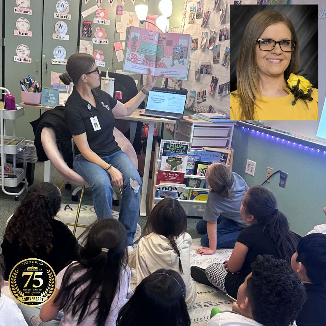 🎉 Congrats to ECISD Board of Trustees member Ginger Friesenhahn for making "The Final Four!" 🏆 She competed among 32 San Antonio-area trustees to log the most reading minutes with students—promoting literacy and a love for learning!