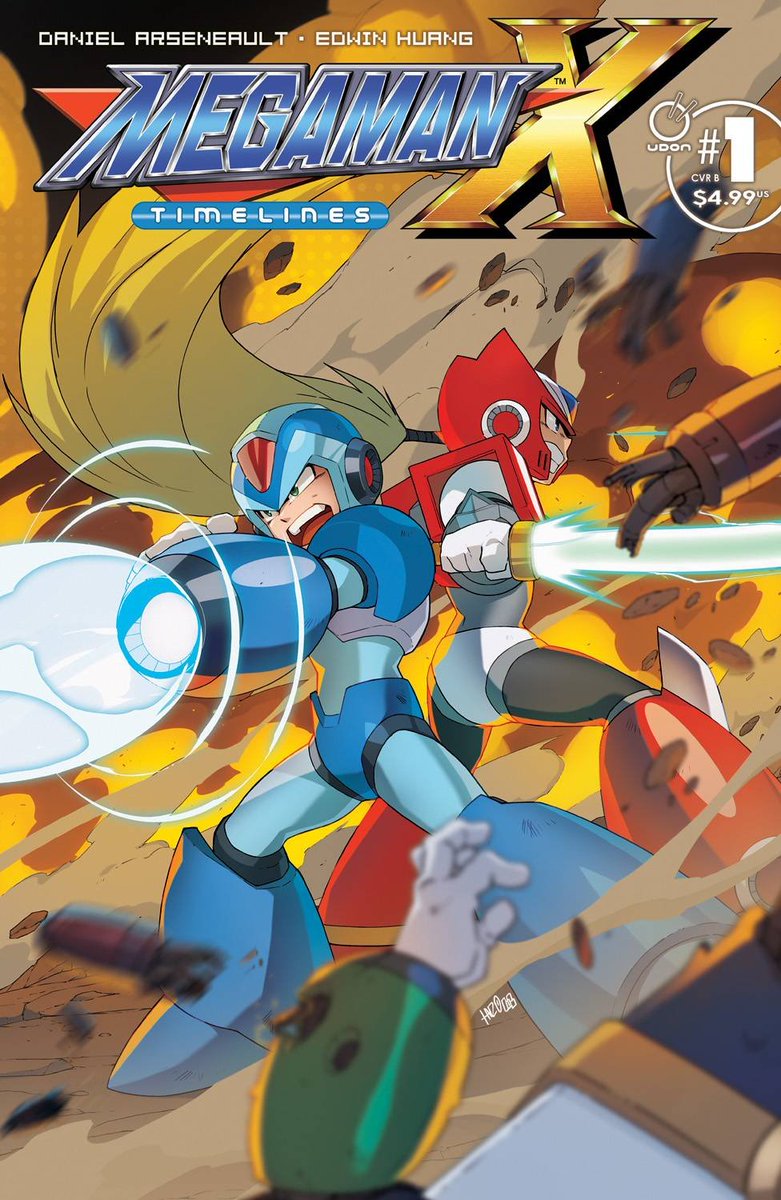 Protoman's tweet image. So it's public now....  
I will be the head writer (@Protoman) of the Mega Man X line from @UdonEnt.
We will be launching with first a one-shot titled Mega Man X Timelines #1 to hit shelves Wendesday June 18th 2025.
Sporting the amazing art of Edwin Huang (@ironpinky) with the…