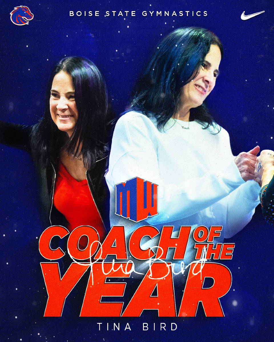 BroncoSportsGYM's tweet photo. 𝙈𝙊𝙐𝙉𝙏𝘼𝙄𝙉 𝙒𝙀𝙎𝙏 𝘾𝙊𝘼𝘾𝙃 𝙊𝙁 𝙏𝙃𝙀 𝙔𝙀𝘼𝙍 ✨

Tina Bird has earned her eighth conference coach of the year award!

📰 https://t.co/bP4f6UQS8d

#BleedBlue | #WhatsNext https://t.co/pWXTpuXxvO