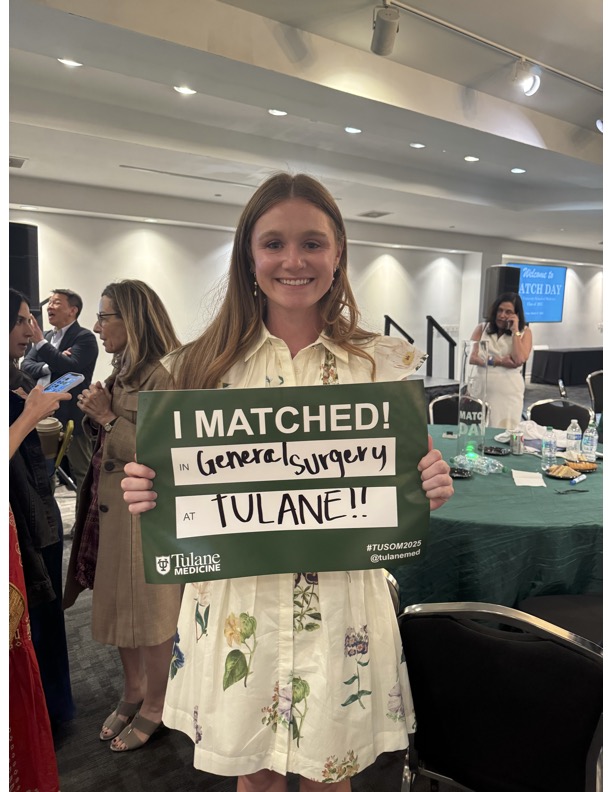Excited to begin my surgical career at <a href="/TulaneMedicine/">Tulane Medicine</a> 
#Match2025 #GeneralSurgeryMatch2025