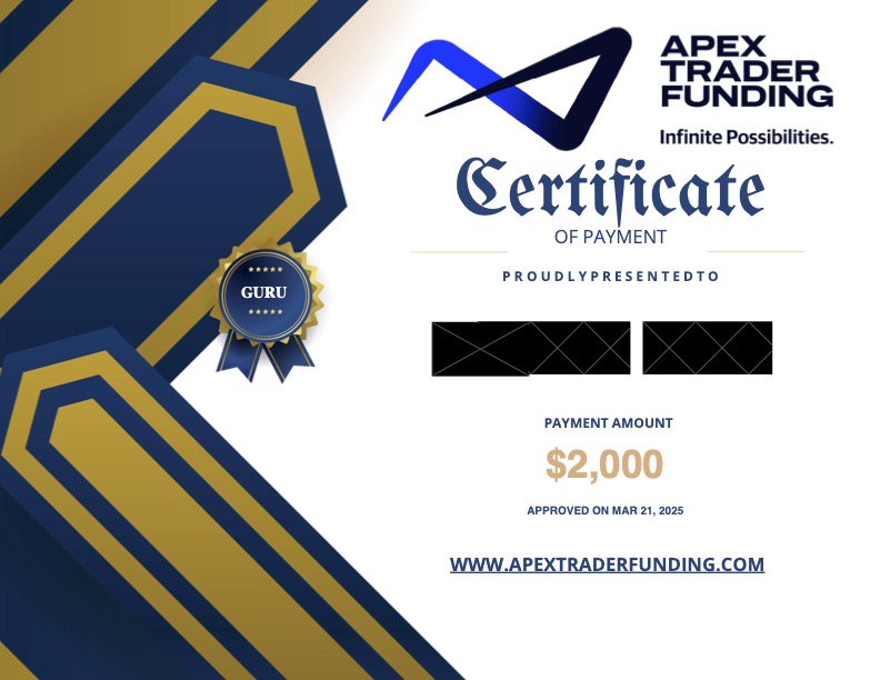 sillytrader2021's tweet photo. @ApexTradeFund still standing tall after everything it has been through. The payout rules are much simpler (with less subjectivity). https://t.co/vSTCps52yS