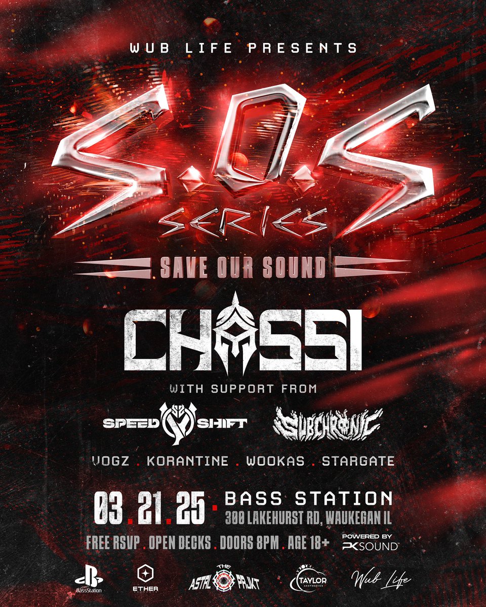 Chassiπ‘ (@chassimusic) on Twitter photo CHICAGO TONIGHT
LESS THAN 30 TICKETS FROM A SELL OUT π‘οΈπ€―
SET TIMES:
<a href="/SpeedShift6/">SPEEDSHIFT π</a> - 11-12 AM
ME - 12-1 AM
FINAL TICKETS: theticketing.co/e/chassi?promo⦠CHICAGO TONIGHT
LESS THAN 30 TICKETS FROM A SELL OUT π‘οΈπ€―
SET TIMES:
<a href="/SpeedShift6/">SPEEDSHIFT π</a> - 11-12 AM
ME - 12-1 AM
FINAL TICKETS: theticketing.co/e/chassi?promoβ¦
