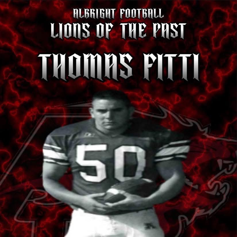 Friars Football (@mbap_football) on Twitter photo Friar alum <a href="/T_Fitti/">Thomas C. Fitti</a> had a heck of a career <a href="/Albright_FBall/">Albright Football</a> <a href="/CoachWeaverAC/">Coach Weaver-Albright College HFC</a> Friar alum <a href="/T_Fitti/">Thomas C. Fitti</a> had a heck of a career <a href="/Albright_FBall/">Albright Football</a> <a href="/CoachWeaverAC/">Coach Weaver-Albright College HFC</a>