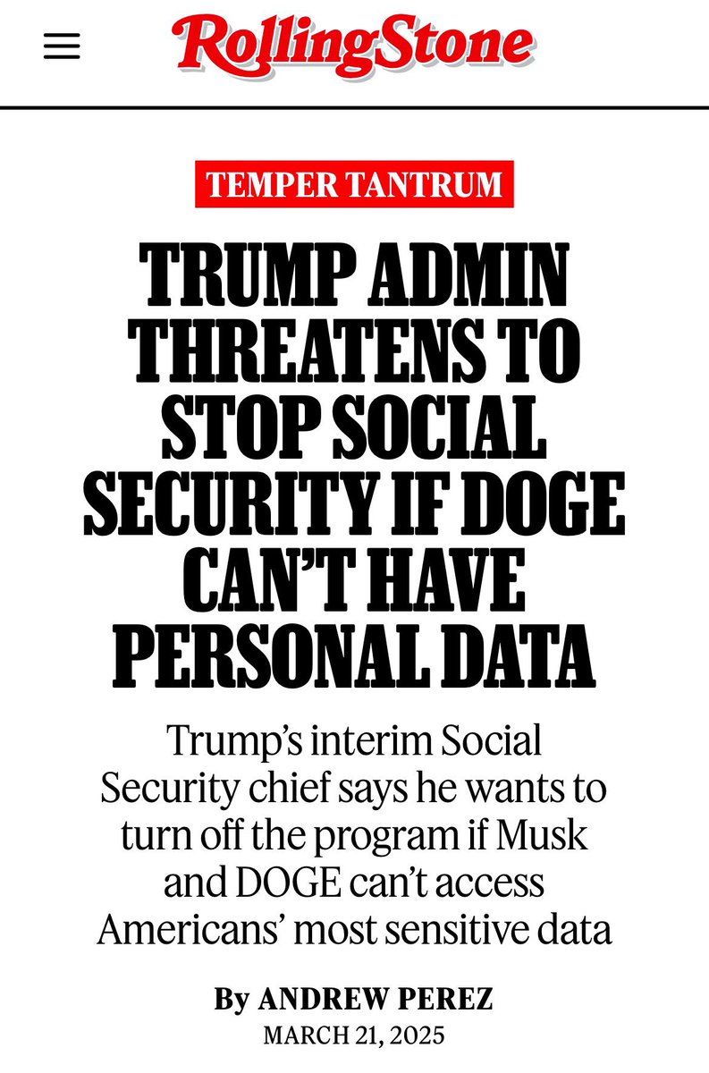 The Intellectualist (@highbrow_nobrow) on Twitter photo If Social Security payments are delayed or cut off, Americans will die. For millions, these payments are a lifeline. <a href="/RollingStone/">Rolling Stone</a> If Social Security payments are delayed or cut off, Americans will die. For millions, these payments are a lifeline. <a href="/RollingStone/">Rolling Stone</a>