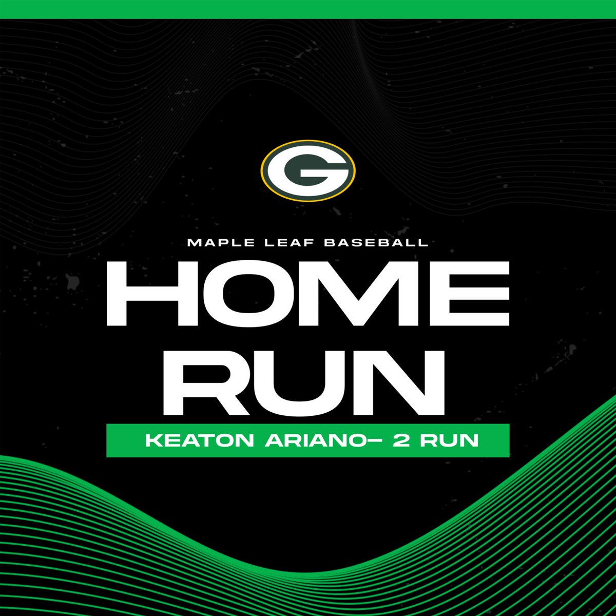 Keaton Ariano with the two run shot to cut the deficit to 5-8 in the bottom of the 6th!
