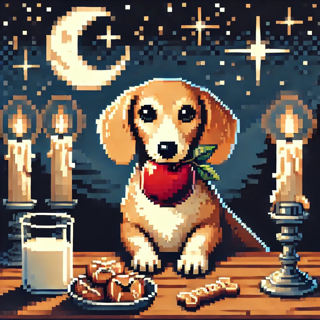 GN, Redapdog fam! 🌙🐶🍎