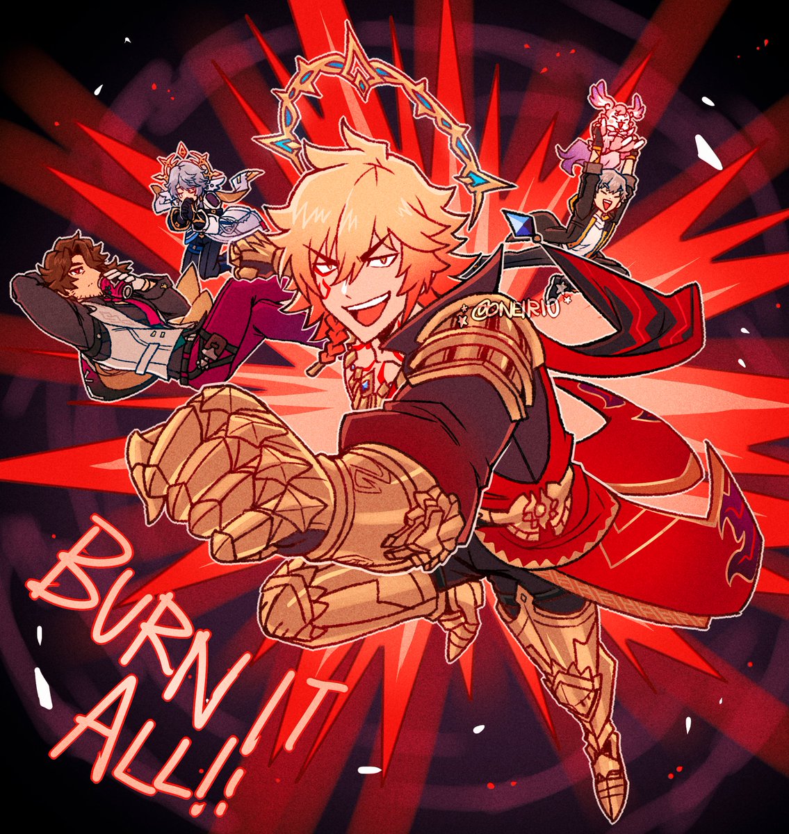 Oneirio's tweet image. [HSR] mydei is pretty fun guys 🦁