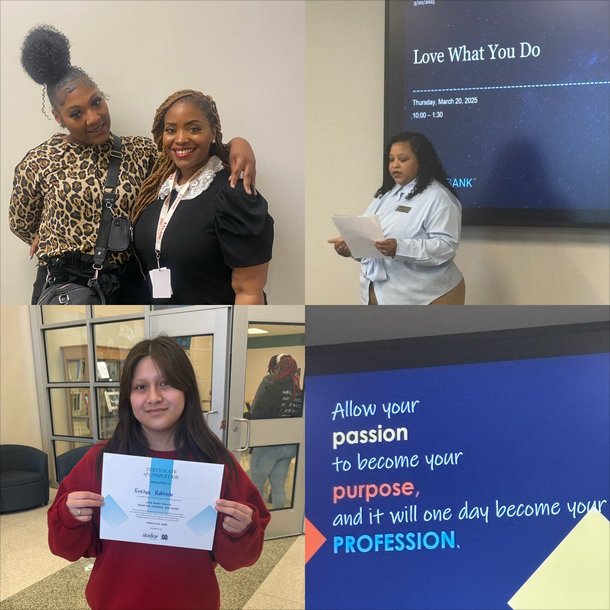Toni (@hsa_counselor) on Twitter photo <a href="/Hall_AISD/">Hall Success Academy</a> students to participated in Love What You Do sponsored by <a href="/stellarbanktx/">Stellar Bank</a> and the Greater Houston Women’s Chamber of Commerce. Thank you <a href="/mlle_sheffy/">Kathyanne Sheffield</a> for the opportunity! They learned about careers in banking and finance. <a href="/EdleaderMoran/">Tammie Moran</a> <a href="/Hall_AISD/">Hall Success Academy</a> students to participated in Love What You Do sponsored by <a href="/stellarbanktx/">Stellar Bank</a> and the Greater Houston Women’s Chamber of Commerce. Thank you <a href="/mlle_sheffy/">Kathyanne Sheffield</a> for the opportunity! They learned about careers in banking and finance. <a href="/EdleaderMoran/">Tammie Moran</a>