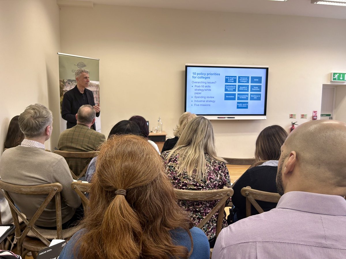 What an inspiring day at <a href="/gradbach/">Gradbach</a> where NSCG governors &amp; managers came together for an away day focused on the challenges and opportunities facing the FE sector 🗺️🧡

Following an insightful sector overview from David Hughes from the <a href="/AoC_info/">Association of Colleges (AoC)</a>, the team delved into interactive