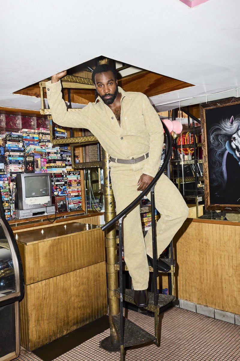 Tramell Tillman photographed by Jeremy Liebman for Interview Magazine