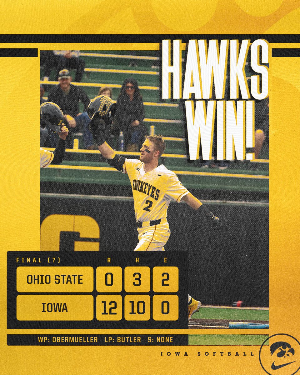 Starting the series right 😤

#Hawkeyes