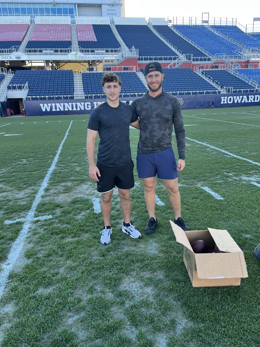 Had a great time kicking with Greg Joseph. What a great experience! Thank you!