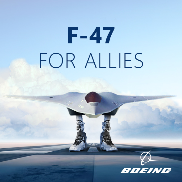 The greatest salesman of all time announced a handicapped version of the F-47 for allies. Now why would he do that? #F47