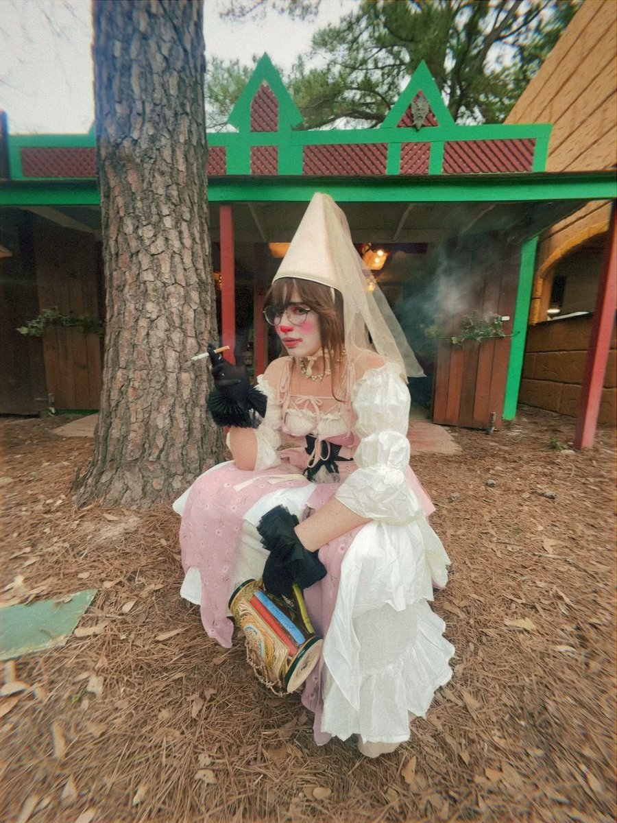 what about post-socioeconomic collapse, burnt out, pretty pink princess jester?