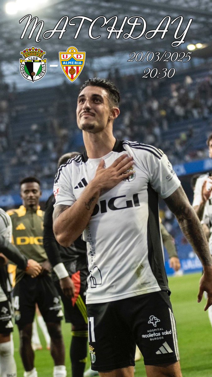 TBGraphics12's tweet image. MATCHDAY
Burgos CF - UD Almeria 
21/03/2025
@Burgos_CF @_alexsan22