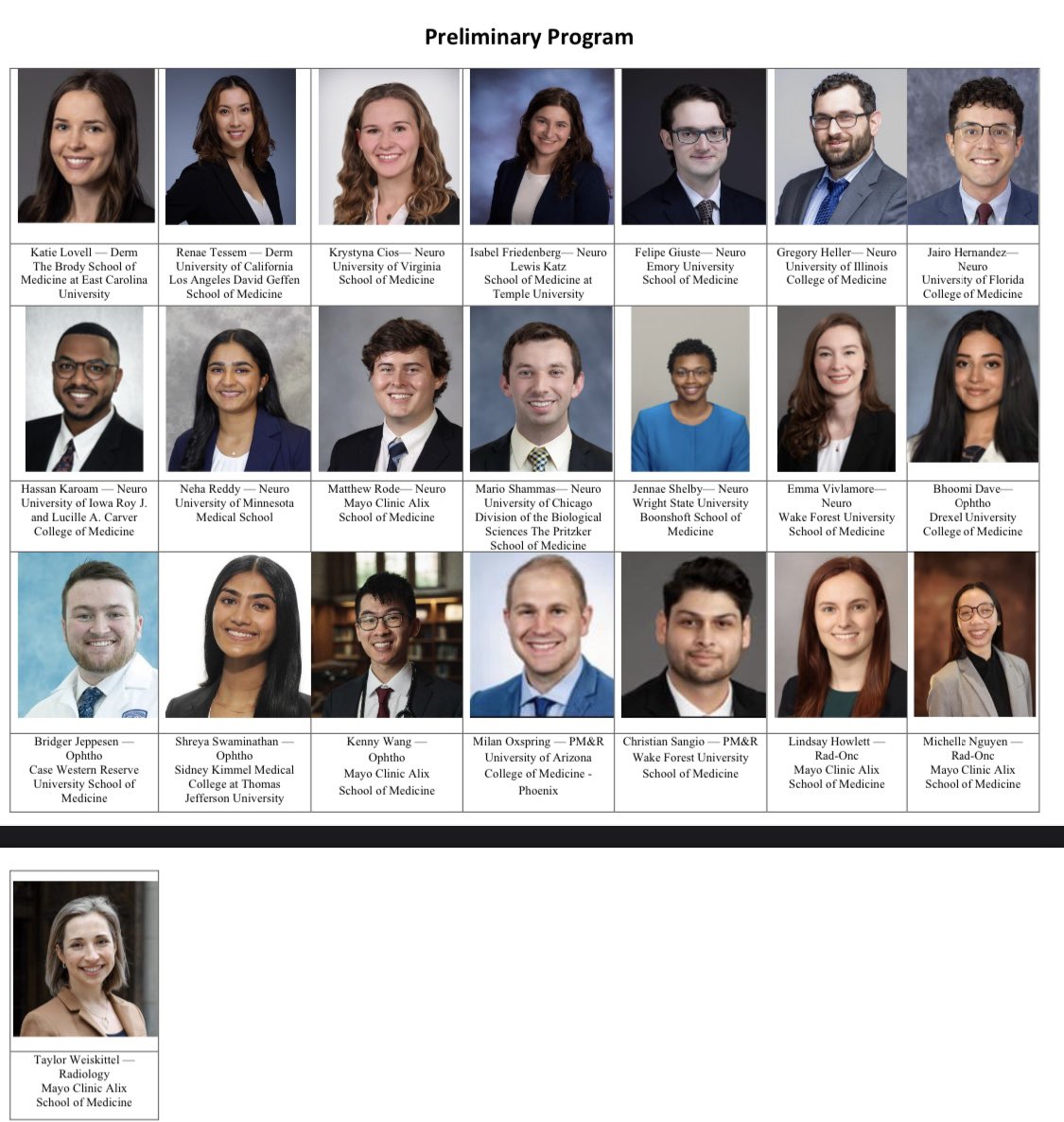 Mayo Clinic Internal Medicine Residency Rochester (@mayomn_imres) on Twitter photo We are THRILLED to welcome our incoming PGY1 and prelim residents to Mayo Clinic!! Congratulations and we can’t wait to see you all in June!! We are so lucky to be part of your journeys✨👏🥳🤩 #MatchDay2025 <a href="/CaThompsonMD/">Carrie Thompson, MD</a> We are THRILLED to welcome our incoming PGY1 and prelim residents to Mayo Clinic!! Congratulations and we can’t wait to see you all in June!! We are so lucky to be part of your journeys✨👏🥳🤩 #MatchDay2025 <a href="/CaThompsonMD/">Carrie Thompson, MD</a>