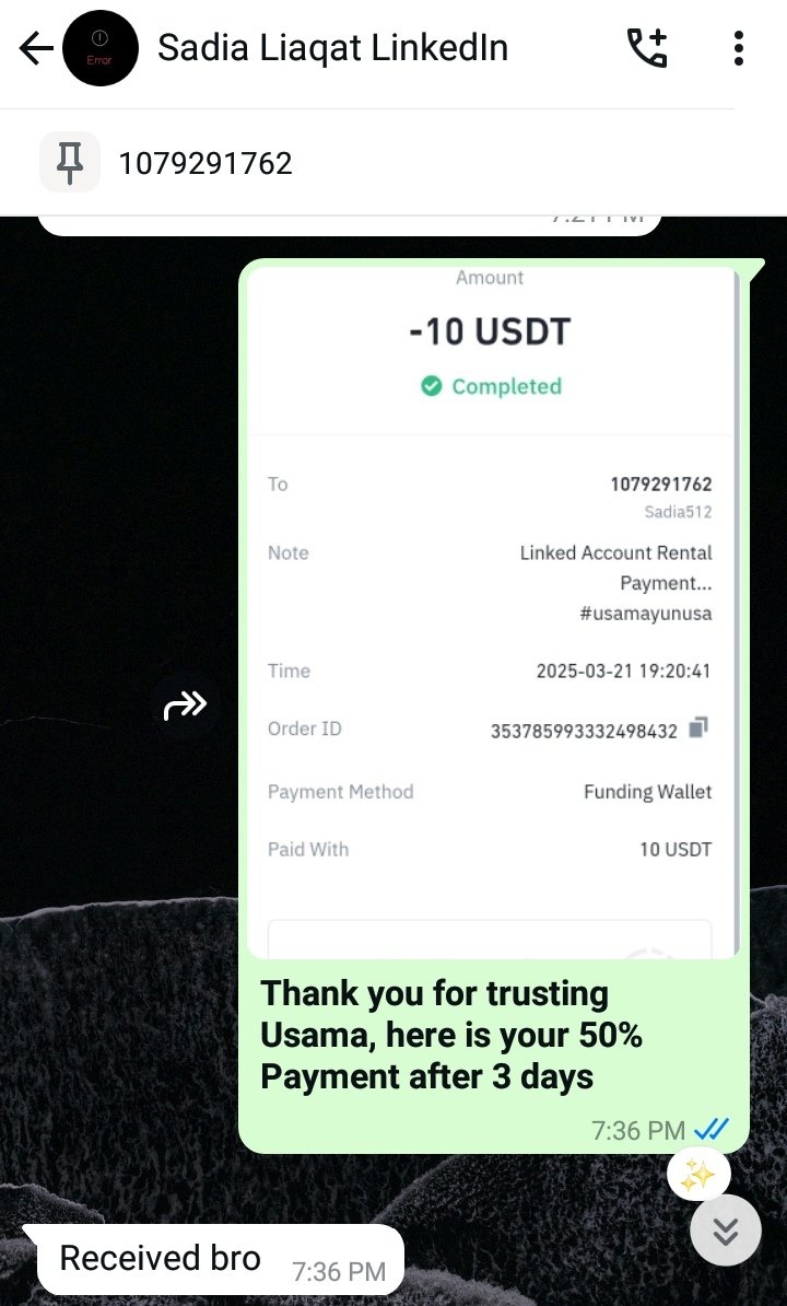 New LinkedIn Update!!!

Earn Dollars for renting out your LinkedIn Account 
(If you're interested)

+2349126401846
WhatsApp Usama 

#SuperEagles 
Super Eagles
#Highlights #highlightseveryone  #LinkedInSupport #linkedinhelp #linkedinrent