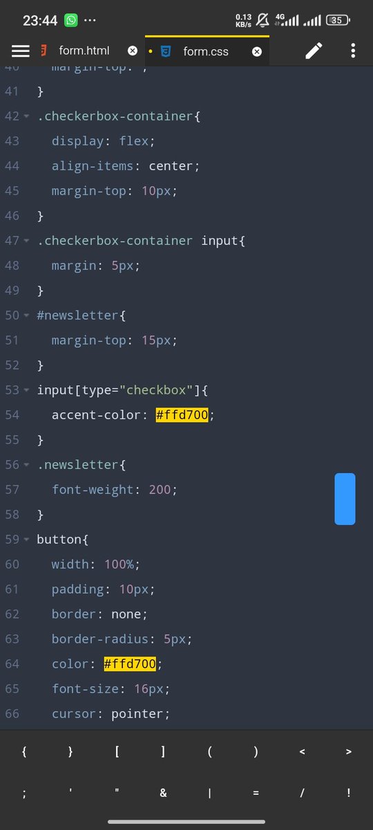 Chukwumacrypts's tweet image. #upcomingDevs
#myfirstcode
#hackathons
5th day coding with ACODE..
External CSS 😊😊, still improving
A phone and a dream