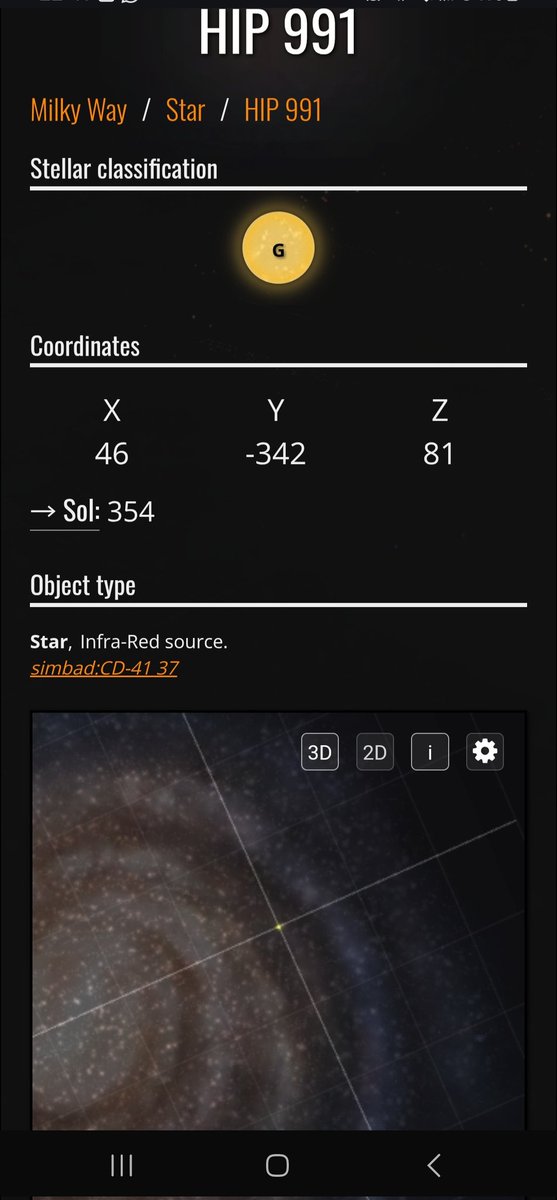 CraicShotGaming's tweet photo. @hedera HIP-991 is a system in Elite Dangerous! https://t.co/NY1xODz6Pp