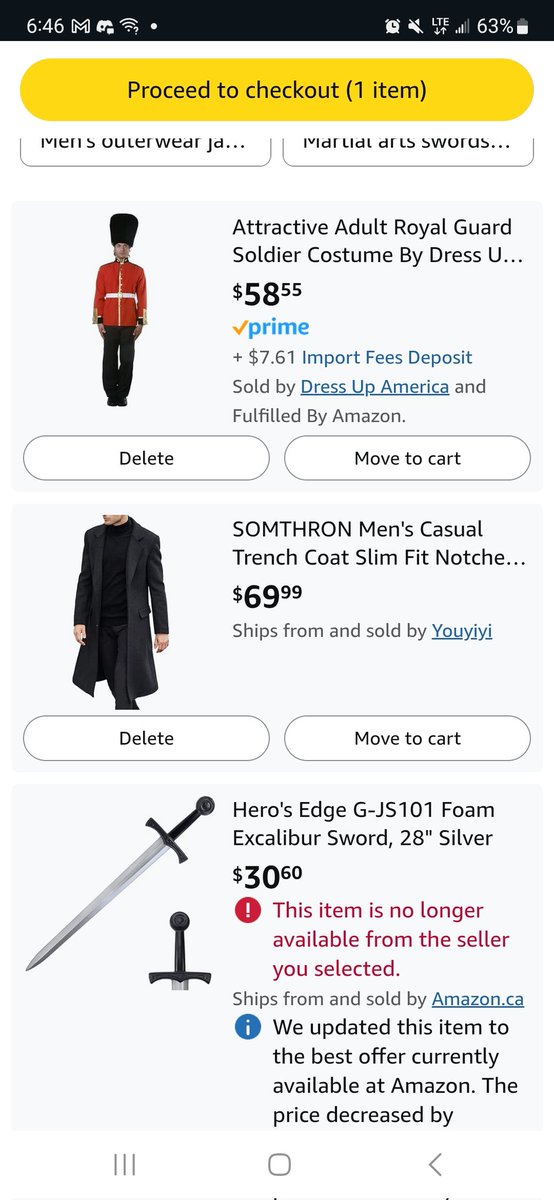 my saved amazon orders