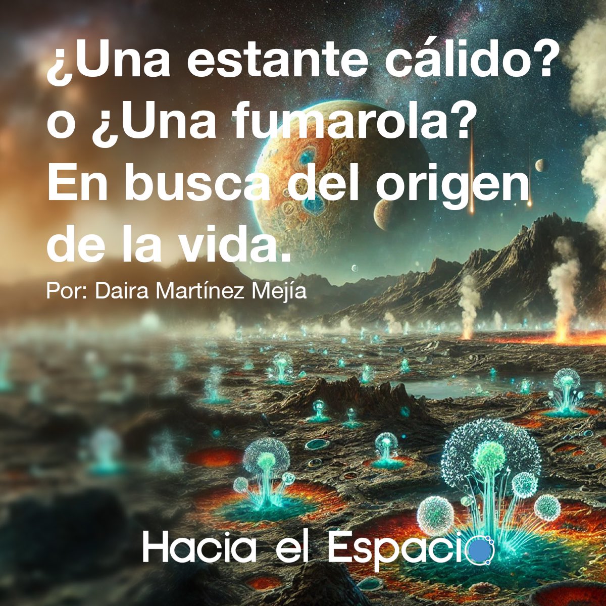 🌌 ¿Estanques cálidos o fumarolas hidrotermales? 🌍🔬 Explora cómo el origen de la vida pudo darse en condiciones extremas y qué nos dice esto sobre la posibilidad de vida en otros planetas. 🚀🔎 #Astrobiología #ExploraciónEspacial #OrigenDeLaVida

haciaelespacio.aem.gob.mx/revistadigital…