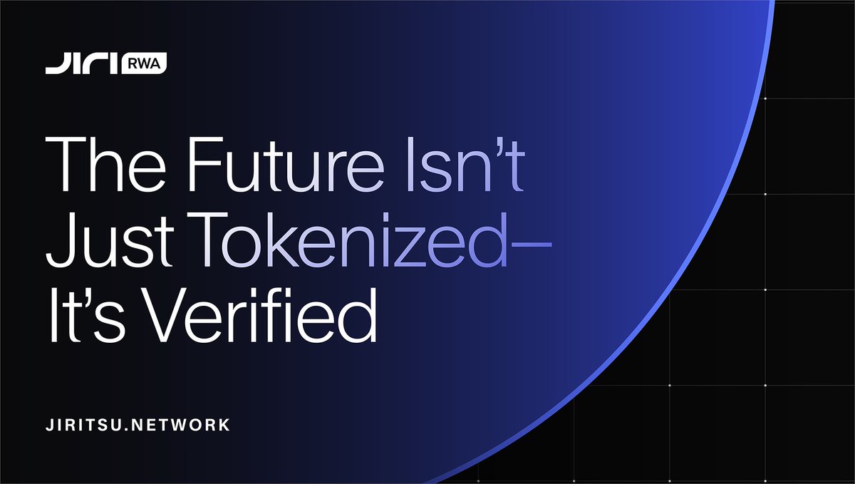 Tokenized real-world assets are the next trillion-dollar market. But without verification, they’re just unverified claims on a blockchain.

Jiritsu makes tokenization investable—by proving what’s real.