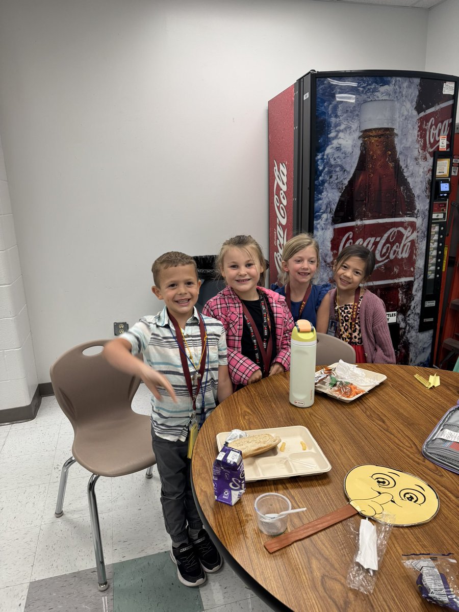 We had new teachers in Kindergarten today! 🤩 The PTA Auction experience “Teacher for the Day” was redeemed, whistles and all. #hayeshawks