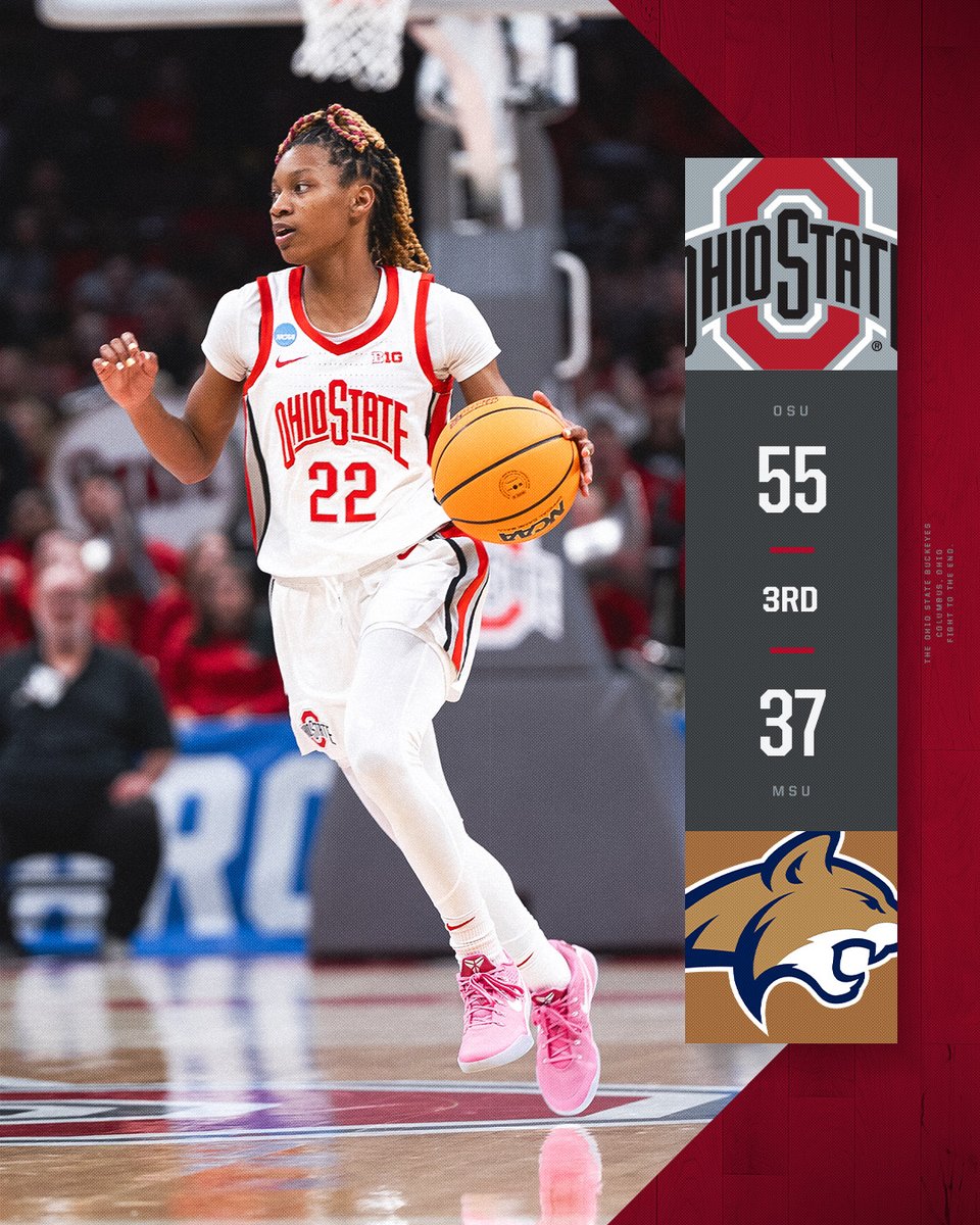 3️⃣ down in the Schott.

#GoBucks | #MarchMadness