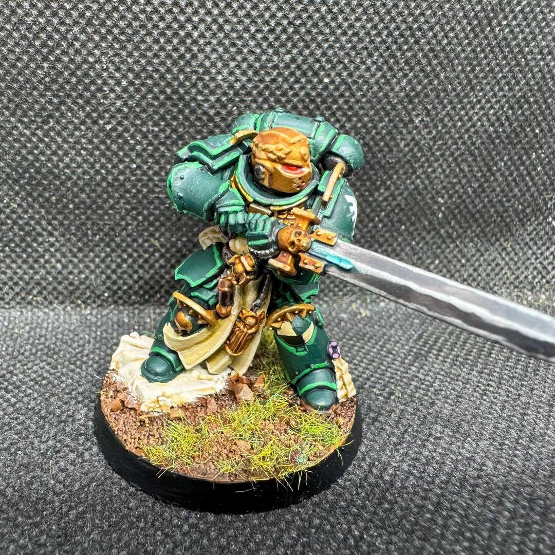 BigGeordieGeek's tweet photo. Days 446 & 447 of the #HobbyStreak have been spent working on a Company Champion for the Dark Angels
#Warmongers #WarhammerCommunity #PaintSlam25 #Warhammer40k #Warhammer40000 #SpaceMarines #DarkAngels #PrimarisCompanyChampion #PaintingWarhammer #Painti… https://t.co/bsmDYHr2Ni https://t.co/RexCVSGSqD