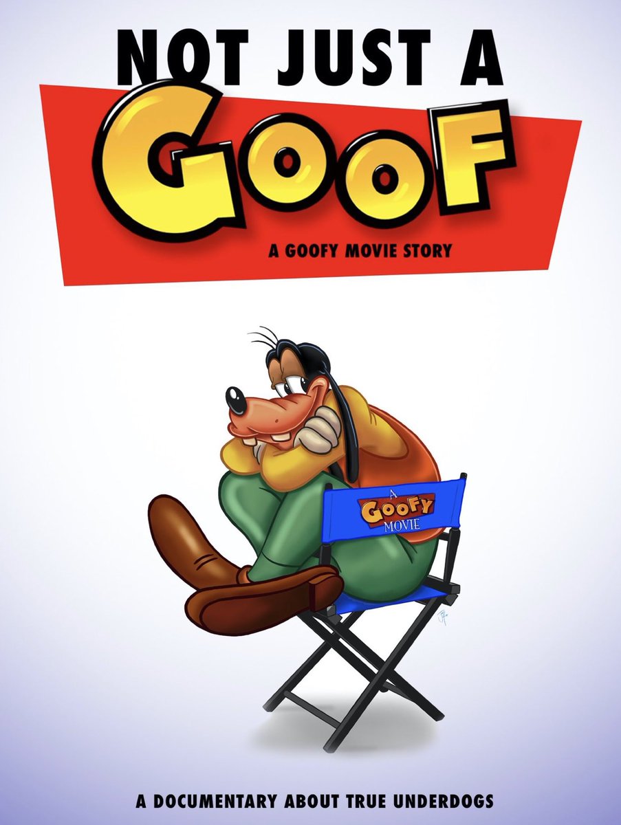 TheTopComics's tweet image. Primer póster del documental que prepara Disney sobre cómo se hizo “A Goofy Movie”.