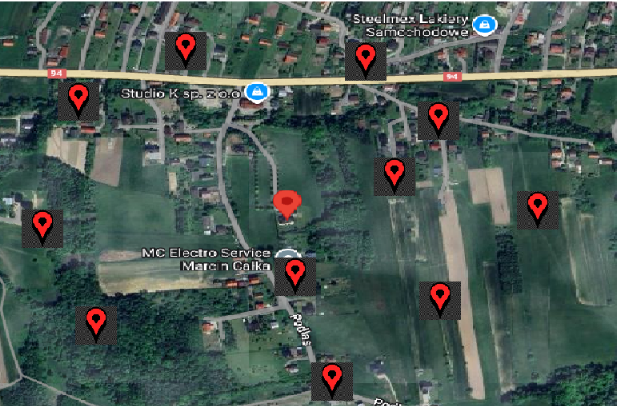 free dropmap bochnia łapczyce