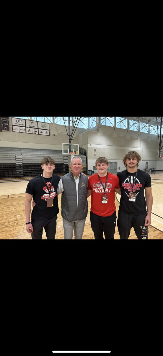 Weiland Benbo 26' RB/LB/FB (@weiland_benbo) on Twitter photo Thank you for the visit! It was awesome🔥 <a href="/ZacCunha_16/">Zac Cunha</a> <a href="/CoachSUnderwood/">Scott Underwood</a> <a href="/CoachB_U/">Brady Underwood</a> <a href="/CoachBull16/">Levi Bullerman</a>
<a href="/RC_CentralFB/">Rapid City Central Football</a> <a href="/CoachColpitts/">Brandon Colpitts</a> Thank you for the visit! It was awesome🔥 <a href="/ZacCunha_16/">Zac Cunha</a> <a href="/CoachSUnderwood/">Scott Underwood</a> <a href="/CoachB_U/">Brady Underwood</a> <a href="/CoachBull16/">Levi Bullerman</a>
<a href="/RC_CentralFB/">Rapid City Central Football</a> <a href="/CoachColpitts/">Brandon Colpitts</a>