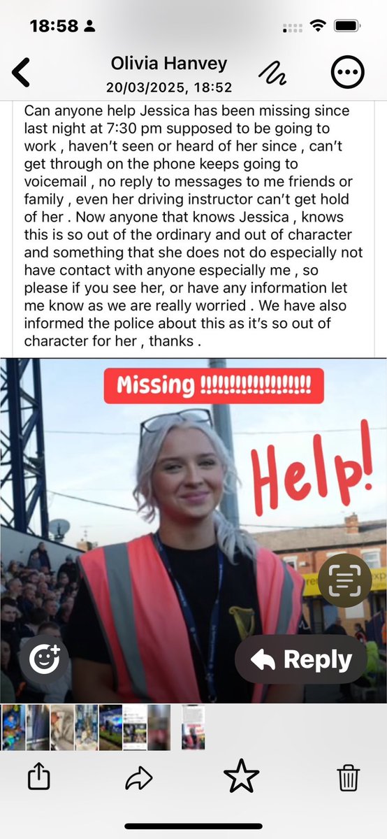 It takes 3.2sec to retweet and help find missing missing Jessica from #Stockport if you have any information please call 116 000