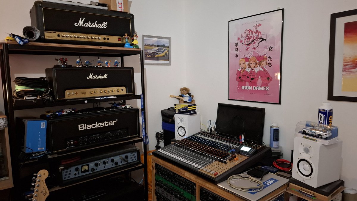 We are slowly upgrading the studio. We have had the same studio gear since 2003, so it was definitely time to upgrade and update!