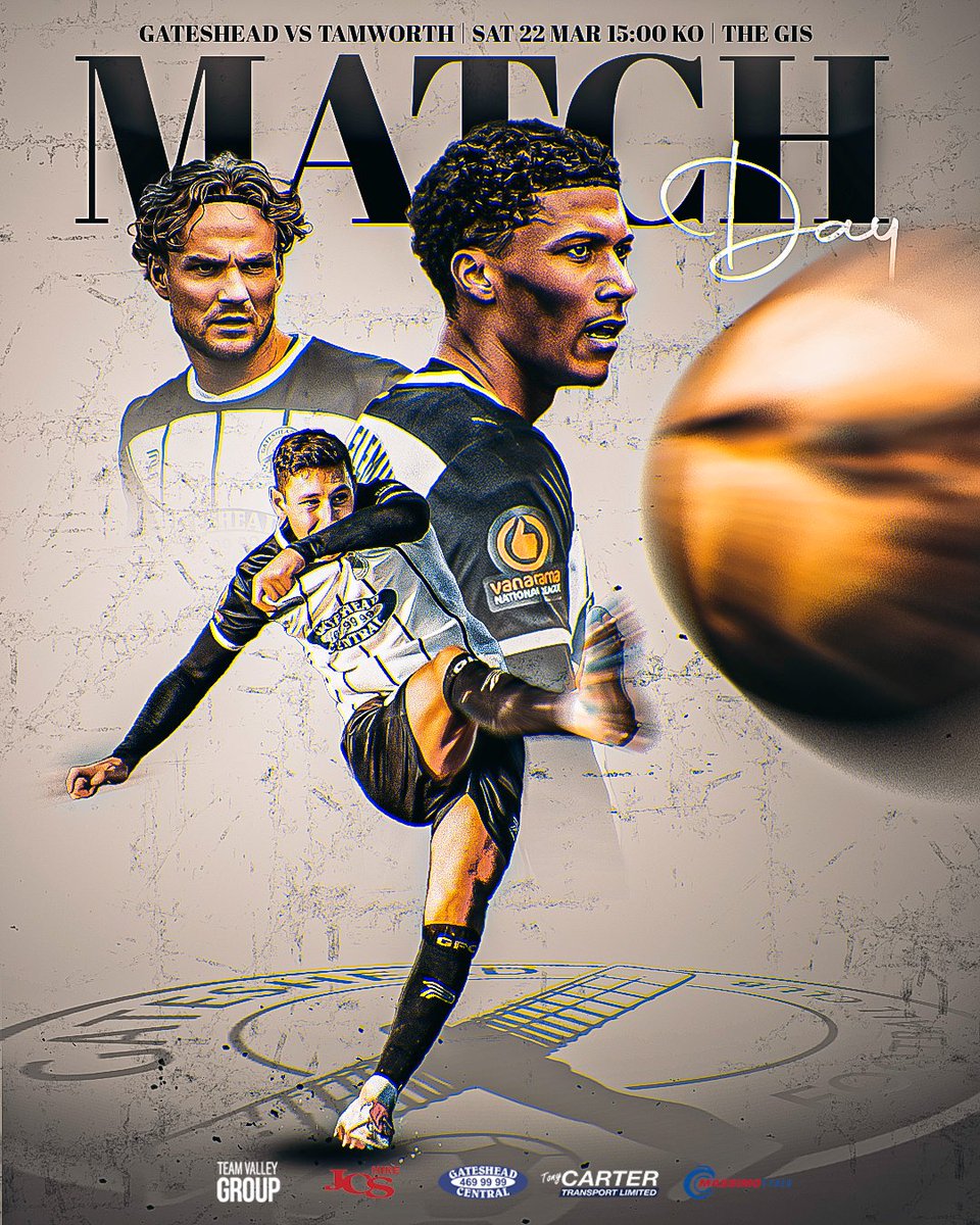 Gateshead FC (@gatesheadfc) on Twitter photo Back to work on Tyneside! 💪🏁
🎨 <a href="/NorthBeastMedia/">NorthBeastMedia</a>
🎟️ gatesheadfc.ticketco.events
#WorClub ⚪️⚫️ Back to work on Tyneside! 💪🏁
🎨 <a href="/NorthBeastMedia/">NorthBeastMedia</a>
🎟️ gatesheadfc.ticketco.events
#WorClub ⚪️⚫️
