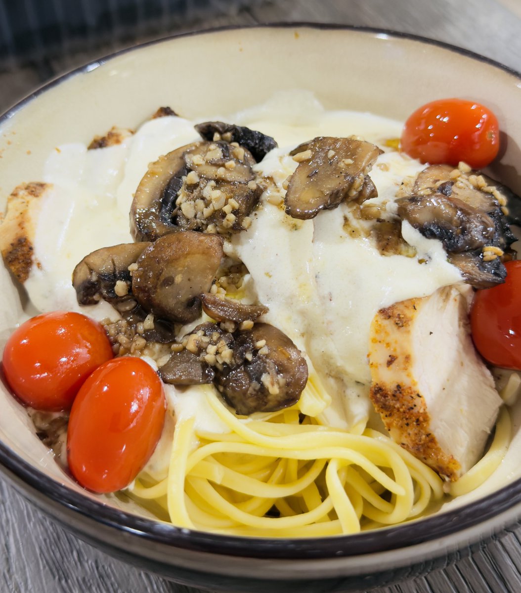 Cajun Chicken Pasta cooked for <a href="/Mrshntress/">Mrs. Hunts4Food70’s</a> but she won’t eat any!!!  Says it’s toooooo Spicy.