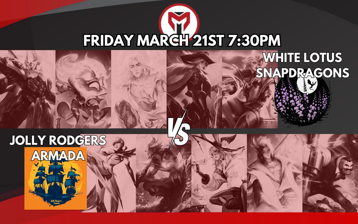 Livestreamed game today @ twitch.tv/murkesports !