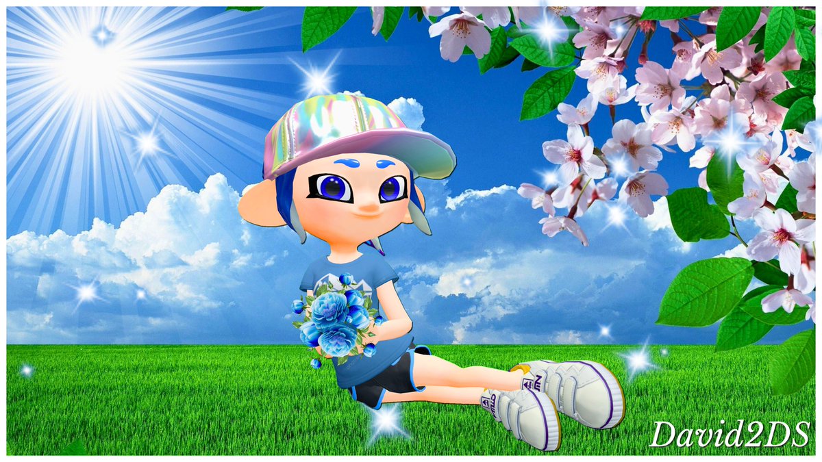NewDavid2DSXL's tweet image. Happy Spring everyone, with my beautiful bestie @Tx_BlueIvy 🤗✨🩵🌺