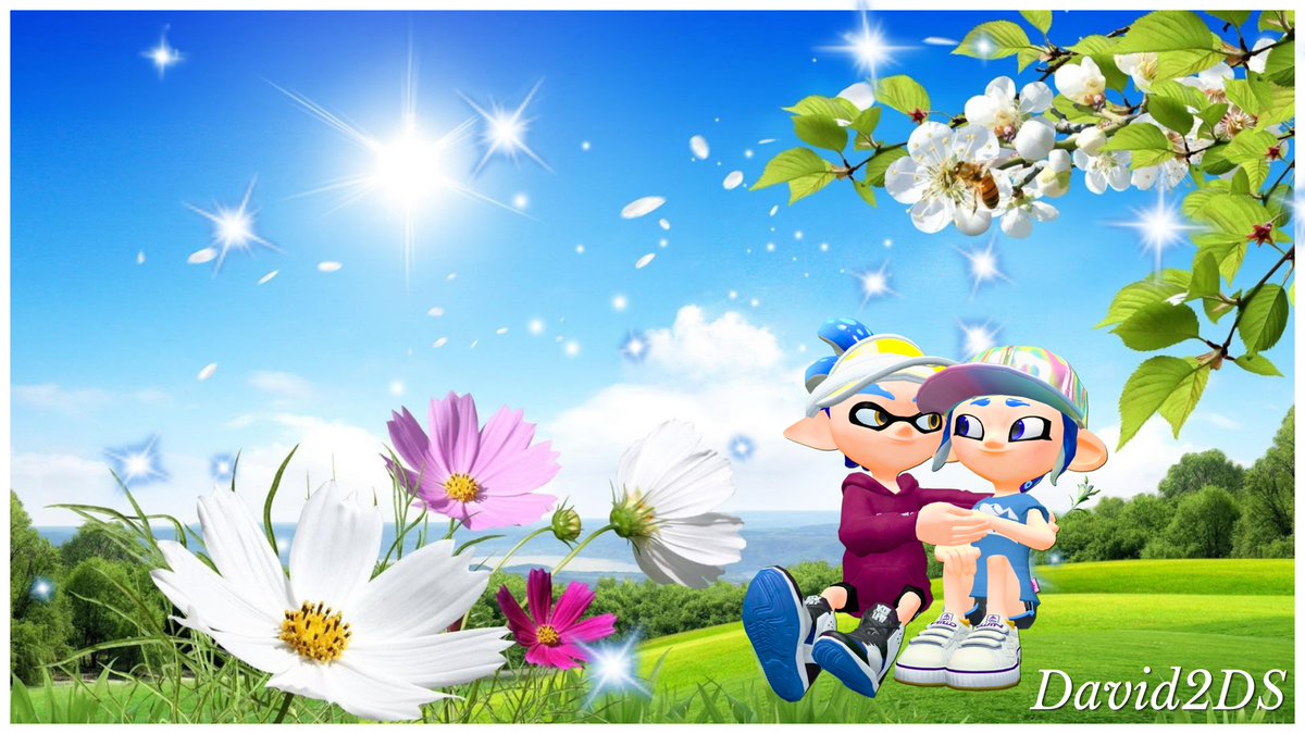 NewDavid2DSXL's tweet image. Happy Spring everyone, with my beautiful bestie @Tx_BlueIvy 🤗✨🩵🌺