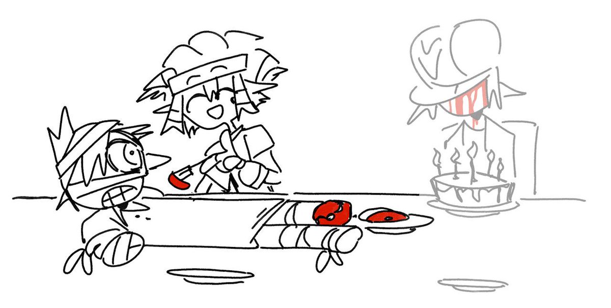 #凹凸世界 x mouthwashing au

"Ha-ha, smile, Captain!"
"See? I'm saving you all!"