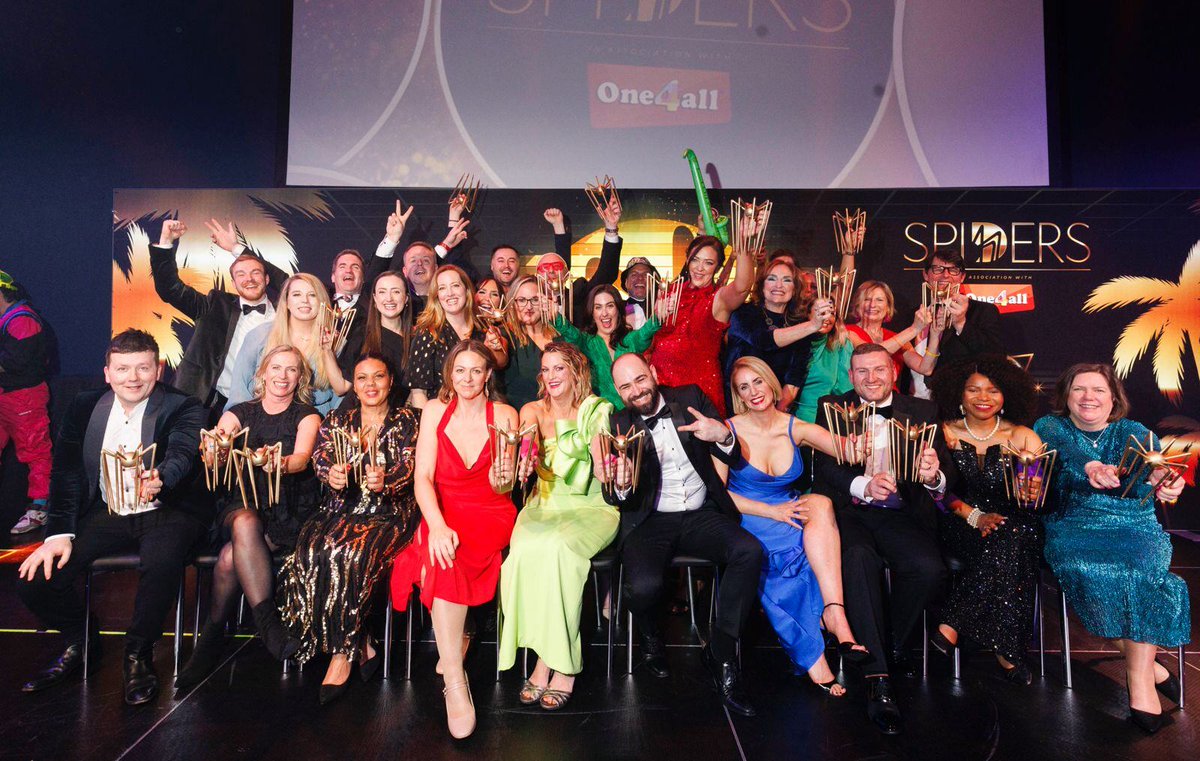 The Spiders (@spiderawards) on Twitter photo What an incredible night at the Spider Awards! Congratulations to all the winners and finalists! A huge thank you to our sponsors, judges, and everyone who made this evening so special, in association with <a href="/one4allireland/">One4all Ireland</a>
#Spiders25 What an incredible night at the Spider Awards! Congratulations to all the winners and finalists! A huge thank you to our sponsors, judges, and everyone who made this evening so special, in association with <a href="/one4allireland/">One4all Ireland</a>
#Spiders25