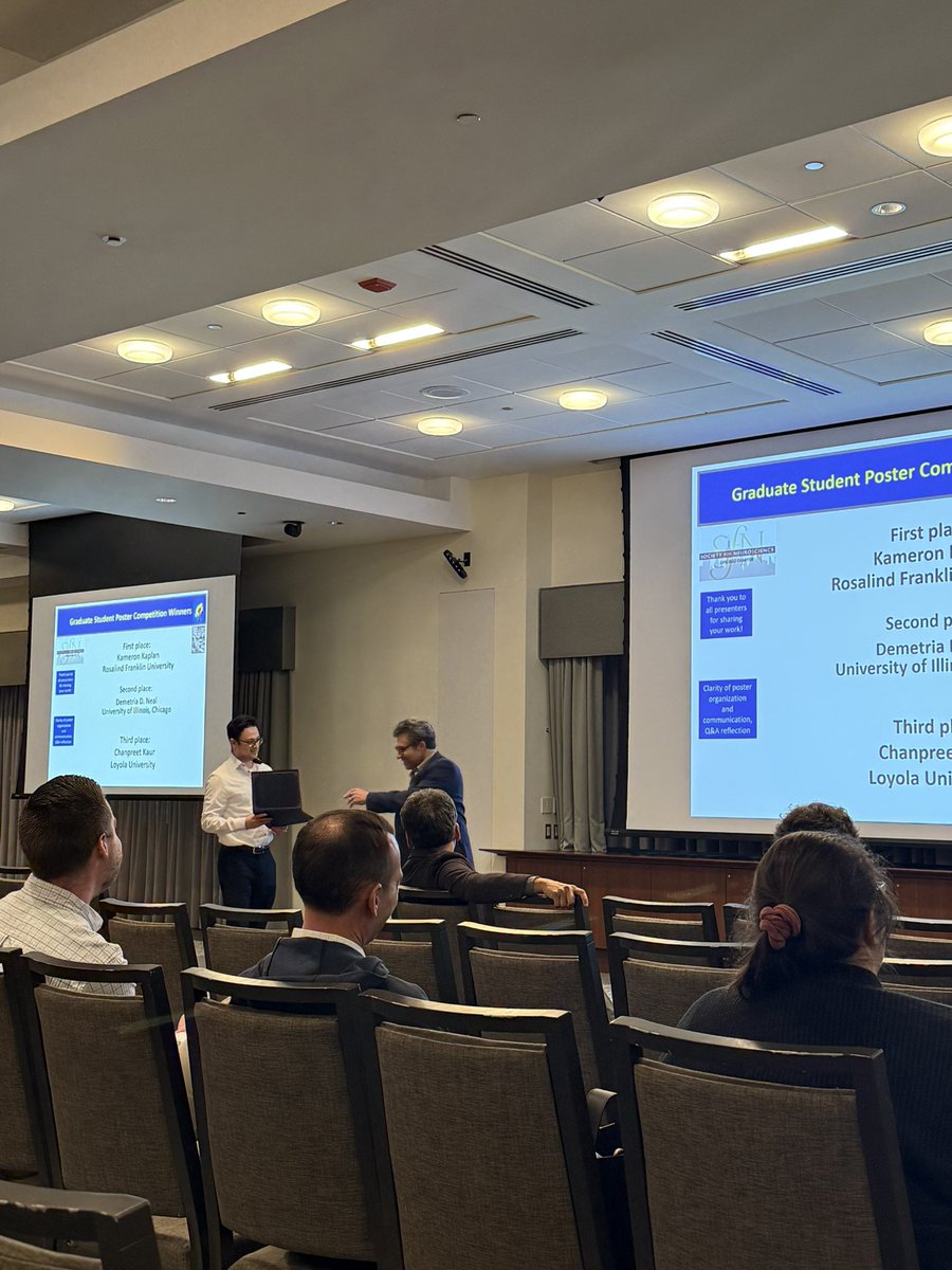 Graduate student poster winners!