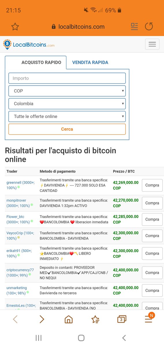 How nostalgic 😢🥺

I remember my first sats I bought them on <a href="/LocalBitcoins/">LocalBitcoins</a> at the end of March 2020 😢

I will never forget the best P2P ever 🙏🏻

In Colombia you could buy sats at -10% and sold them in Europe at +5% I had a lot of fun 😂🤑